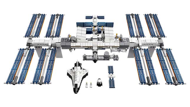 Image for article titled Lego Launches International Space Station