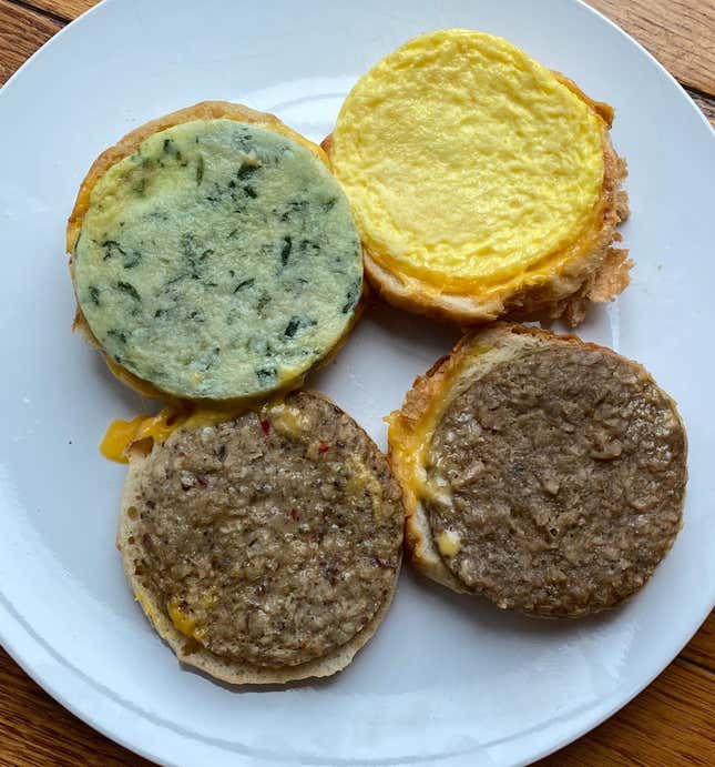Image for article titled Jimmy Dean debuts plant-based patties—with plenty of egg and cheese on top