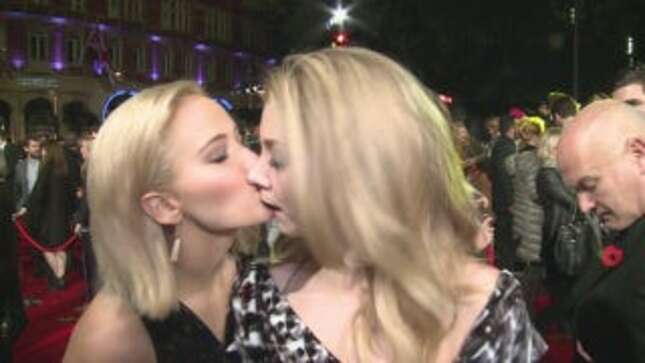 Here's Playful Scamp Jennifer Lawrence Catching an Entire Faceful of Natalie Dormer in Prank Gone Wrong