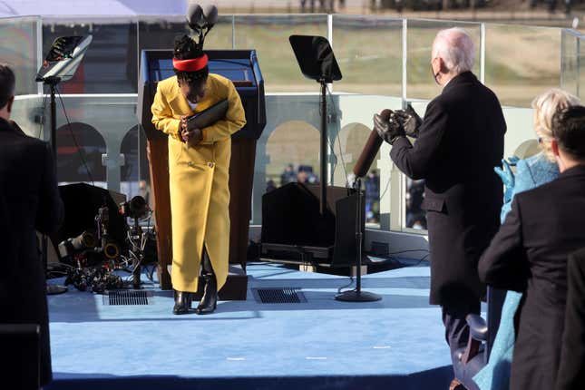 Image for article titled One Moment in Time: Black Excellence, Joy and Honor at the 59th Presidential Inauguration