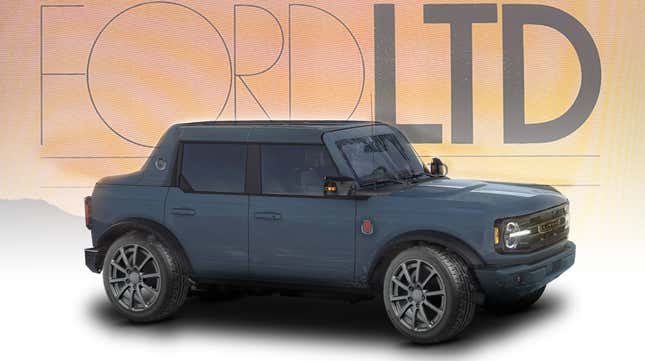 Image for article titled Ford Should Consider A New Bronco-Based LTD