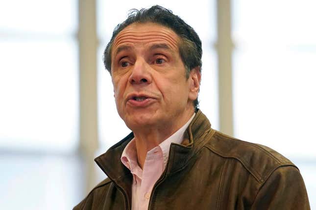 Image for article titled Third Woman Claims Gov. Andrew Cuomo Sexually Harassed Her at Wedding: ‘Can I Kiss You?’