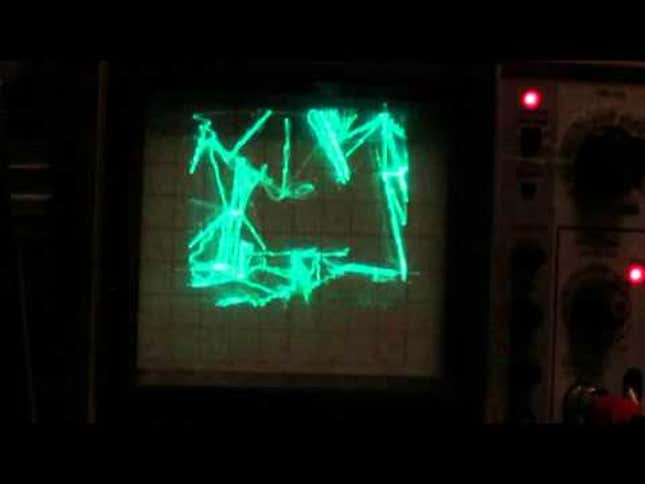 <i>Quake </i>Running On An Oscilloscope