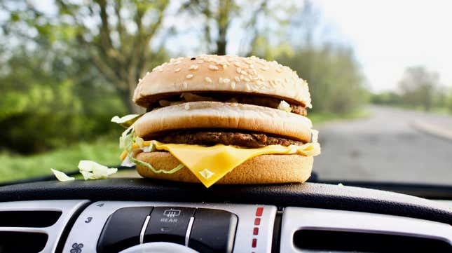 Image for article titled Fast food grease-powered vehicle slides teens from Florida to Canada