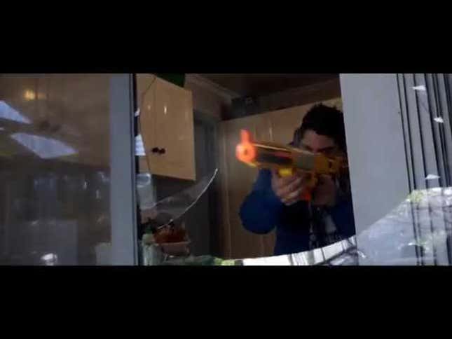 Well, This NERF Gunfight Escalated Quickly