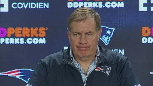Bill Belichick Is Fed Up With All These Wrong-Ass Meteorologists
