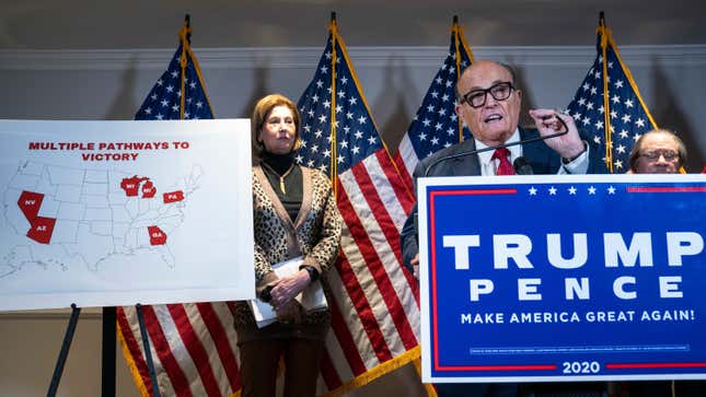 Image for article titled Team Trump Wants Literally Anyone to Join a Desperate Brainstorming Session to Find Voter Fraud