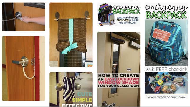 Image for article titled School Shootings and the Cheerily Gruesome World of DIY Classroom Prep