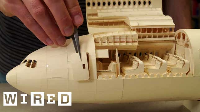 This Boeing 777 Model Is Made Out Of Paper