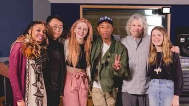 Pharrell Loses It Listening to NYU Student's Music