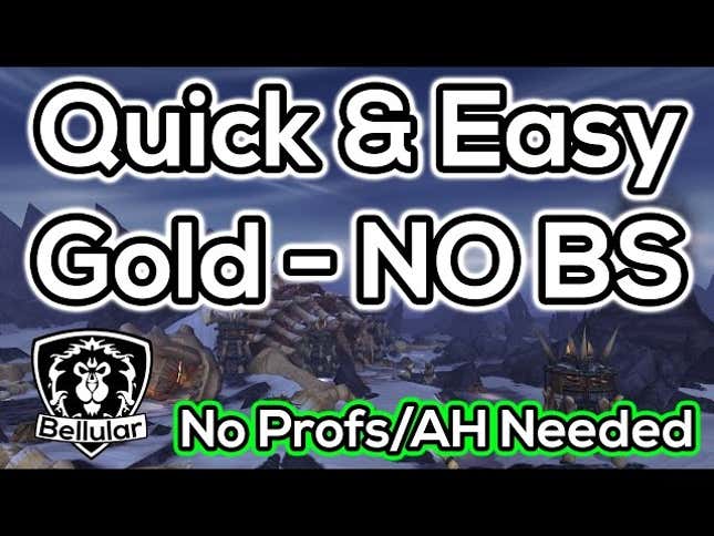 How To Make Easy Money in <i>Warlords of Draenor </i>
