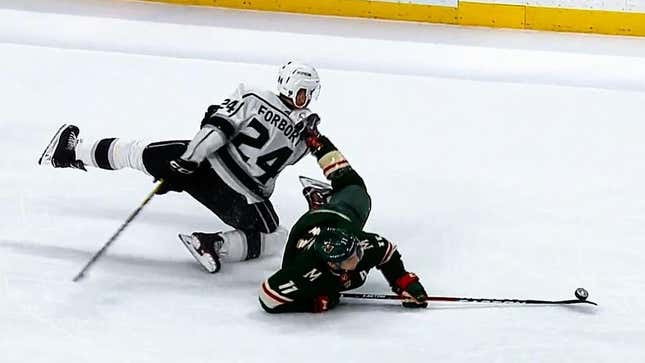 Hockey Skate Mangles Ear