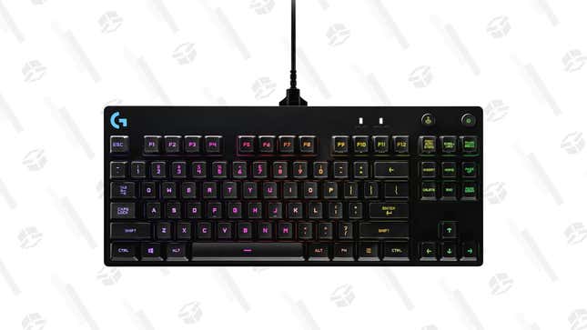 Logitech - G Pro Wired Gaming Mechanical Romer-G Switch Keyboard with RGB Backlighting | $80 | Best Buy