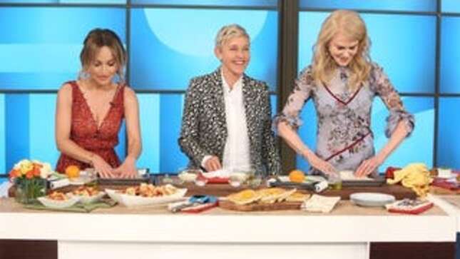 Watching Giada De Laurentiis Teach Ellen and Nicole Kidman How to Cook Will Ruin Your Day