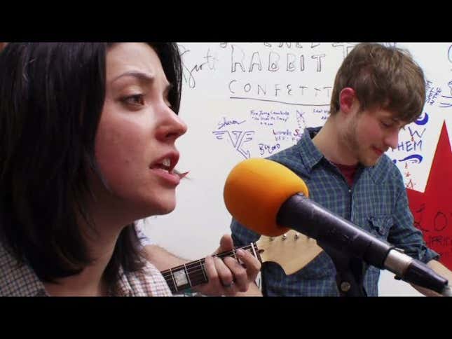 News Dude Cries At The Sight Of Sharon Van Etten, Is A Good News Dude