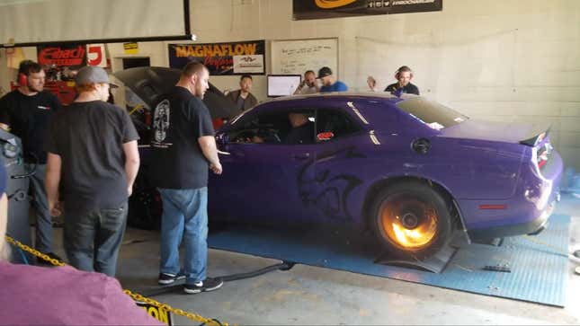 The Challenger Hellcat, invoking Lucifer himself.