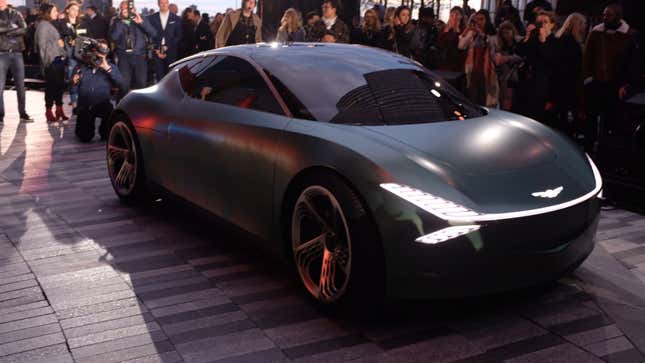 Image for article titled Take a Closer Look at The New Genesis Mint Luxury EV Hatchback Concept
