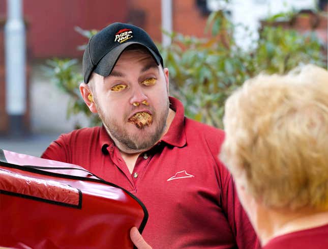 Image for article titled Pizza Hut Unveils New Cheese-Stuffed Delivery Boy