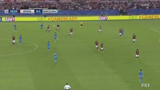 Alessandro Florenzi Shoots From Goddamn Mars, Draws Roma Level With Barcelona