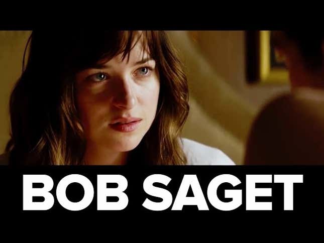 Bob Saget gets queasily kinky in this <i>Fifty Shades Of Grey</i> trailer lip dub