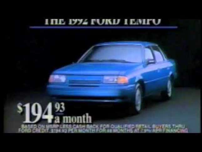 Meh Car Monday: Of Course It's The Ford Tempo