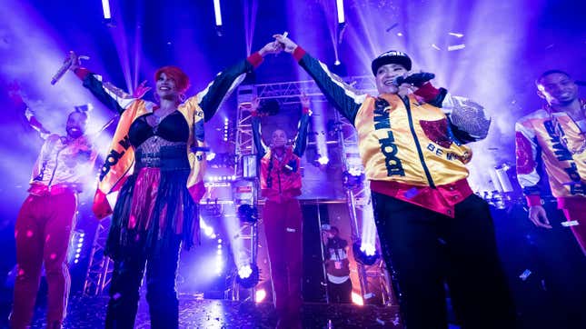 Salt-N-Pepa perform during the NGV Gala 2019 on November 30, 2019. 