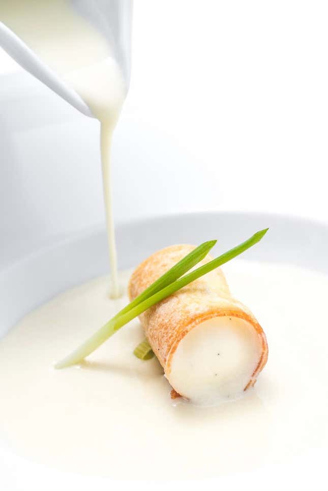 Image for article titled Combine potato soup and ice cream for an extra fancy serving of French fries and Frosty