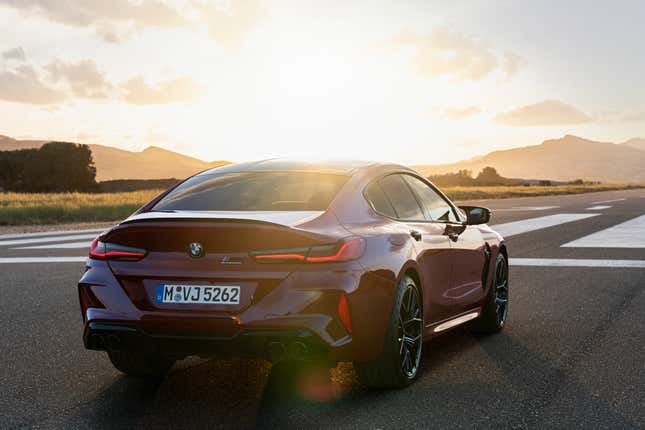 Image for article titled Just Look How Purple This 600 HP BMW M8 Gran Coupe Is