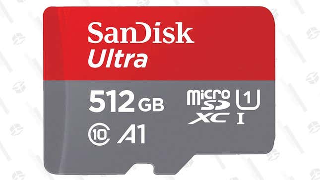 SanDisk 512 GB microSD Card | $60 | Amazon