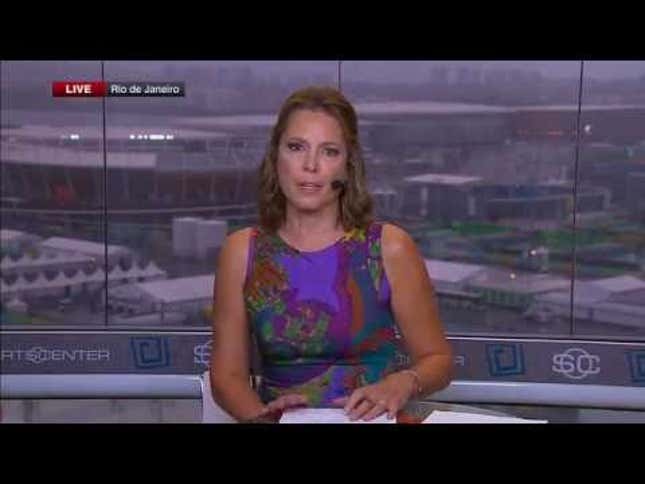 Hannah Storm Announces Live On <i>SportsCenter</i> That John Saunders Is Dead