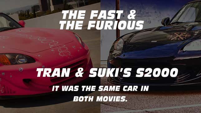 Image for article titled The Two Most Iconic Honda S2000s In Fast And Furious Were The Same Car!?