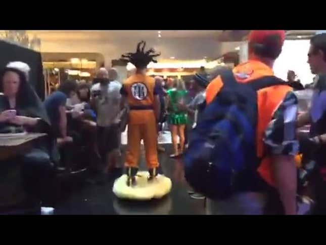 <i>Dragon Ball </i>Cosplay Comes Complete With Goku's Flying Nimbus