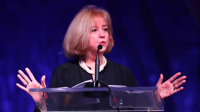 St. Louis city Mayor Lyda Krewson, pictured here at a 2017 gala in the city, revealed the names and addresses of several demonstrators pushing for police reform during a Friday townhall on Facebook Live. 