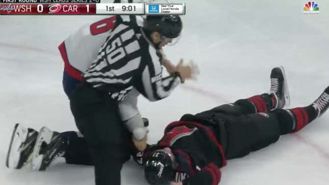 Image for article titled Alex Ovechkin Just Dropped Andrei Svechnikov
