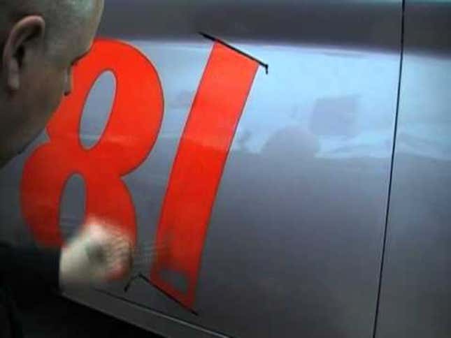 Feast Your Eyes On How Gorgeous Vintage Race Car Lettering Is Drawn