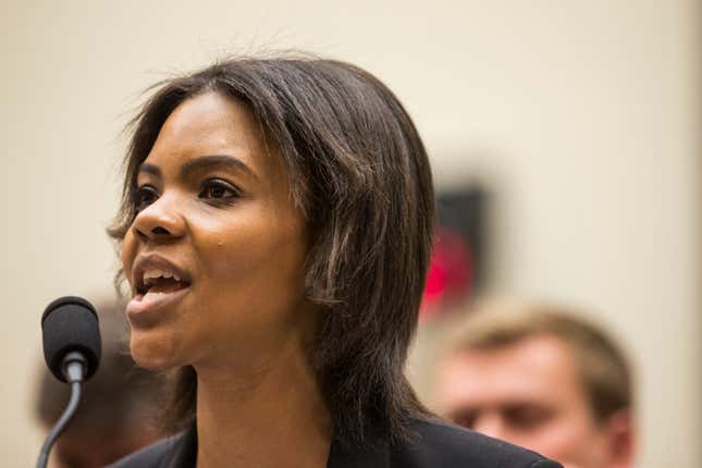 Image for article titled Candace Owens Is Big Mad at Netflix and Uber Eats for Having Black Categories, Calls it &#39;Segregation&#39;