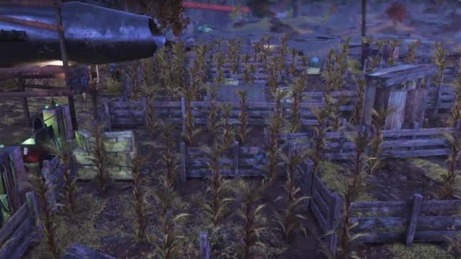 Image for article titled Fallout 76 Player Builds A Corn Maze To Welcome In Fall