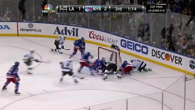 Pile Of Snow Makes Fantastic Save On Kings' Potential Game-Tying Goal