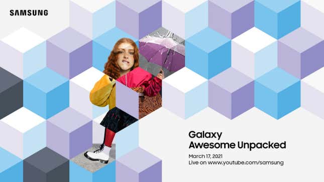 Image for article titled Samsung&#39;s Next Galaxy Unpacked Event Set for March 17