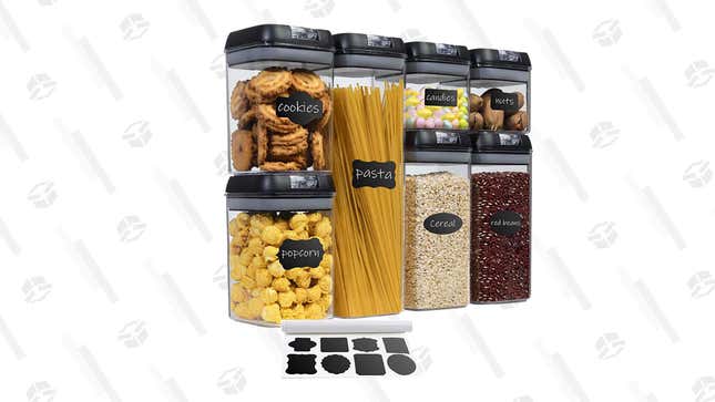 Cheer Collection 7-Piece Airtight Food Storage Containers | $29 | MorningSave