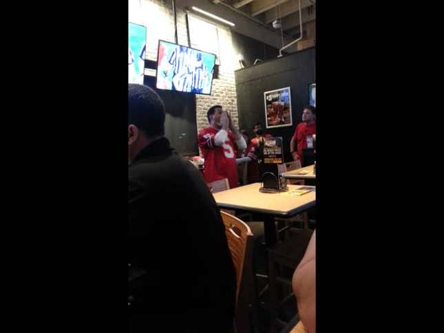 This Is No Way To Act In A Buffalo Wild Wings, Ohio State Fan
