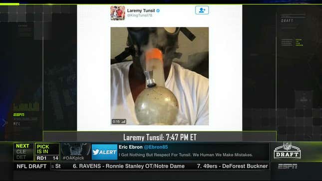 Here's The Moment Laremy Tunsil Learned His Instagram Had Been "Hacked"