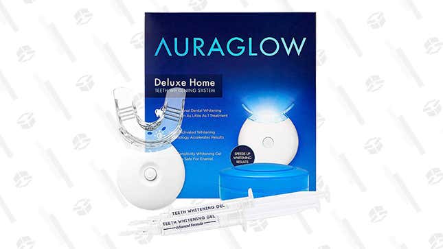 AuraGlow Teeth Whitening Kit | $29 | Amazon | Clip the $20 off coupon