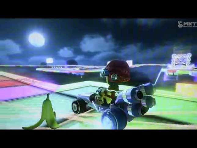 Now This Is How You Banana Snipe Someone In <i>Mario Kart</i>
