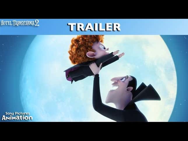 The trailer for <i>Hotel Transylvania 2 </i>is both adorable and horrifying