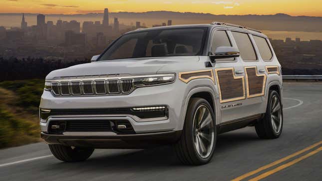 Image for article titled Here's How The New Jeep Grand Wagoneer Would Look With Wood Trim