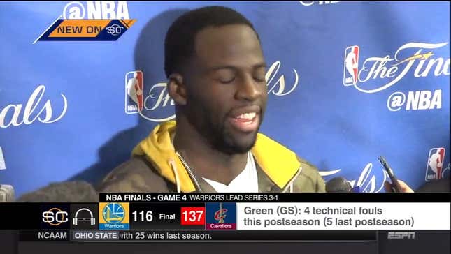 Draymond Green On Clevelanders: "They Don't Seem To Be The Sharpest People Around"