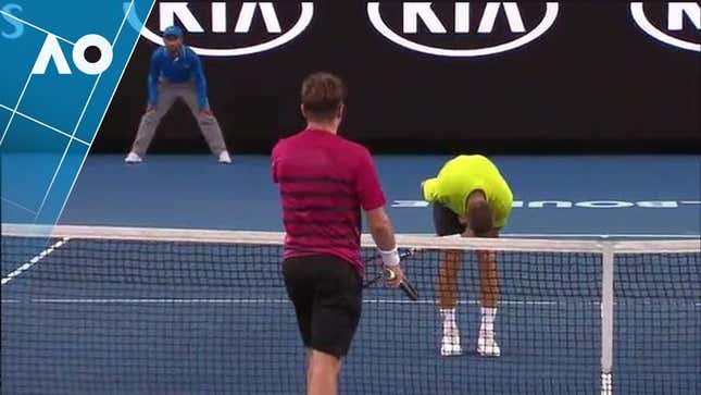 Stan Wawrinka And Kei Nishikori Had To Work At The Australian Open's First Round