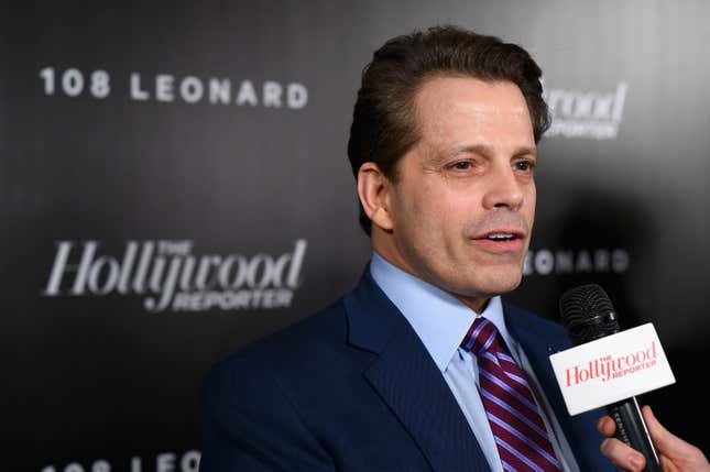 Image for article titled Oh, He’s RACIST Racist: Anthony Scaramucci Says He Can No Longer Support Trump for President