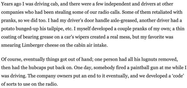 Image for article titled Here Are The Terrible Car Pranks That You Pulled Off Or Fell For